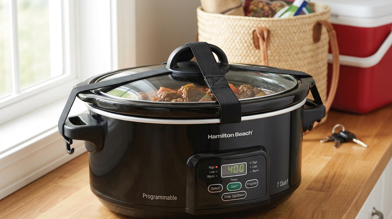 Hamilton Beach Portable 7 Quart Programmable Slow Cooker: A Comprehensive Guide